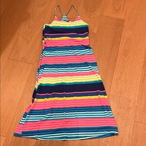 Place Vibrant Striped Racerback Tank